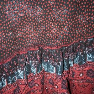 Flowy, Floral Peplum Top